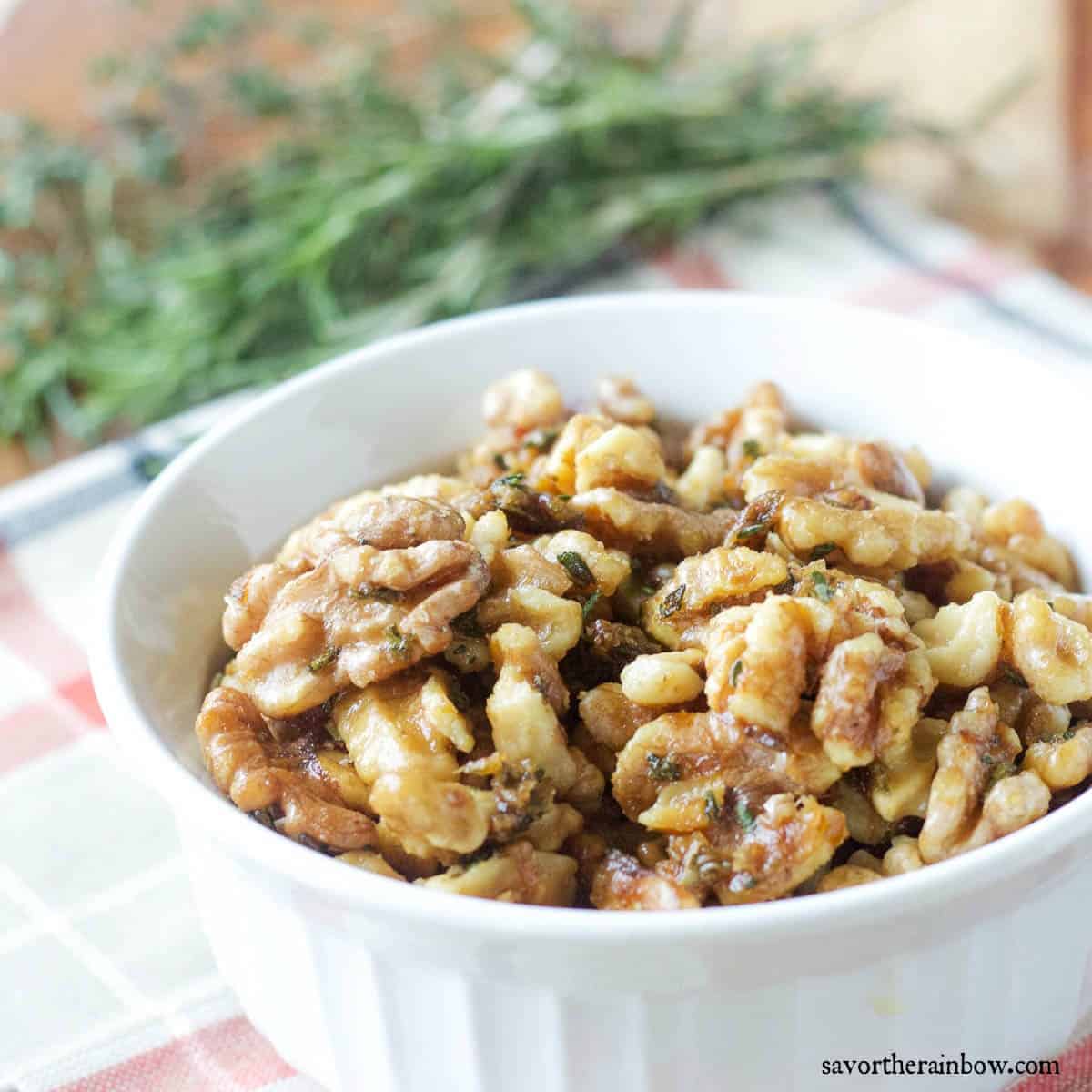Herbed Walnuts MJ And Hungryman Austin TX Registered Dietitian 
