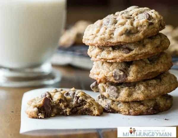 Whole Wheat Amaretto Chocolate Chip Cookies