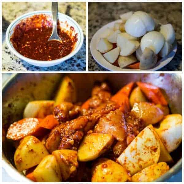 Korean Spicy Chicken and Potatoes