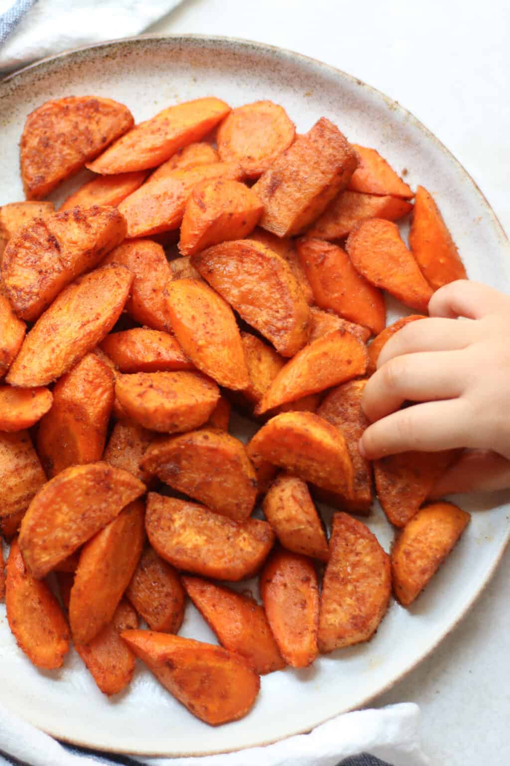 Roasted Sweet Potatoes and Carrots MJ and Hungryman