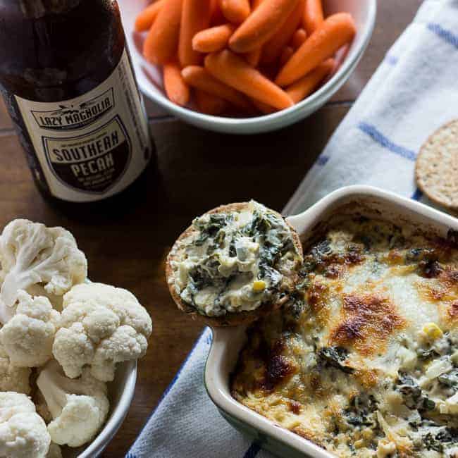Hot Spinach and Kale Dip
