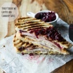 Turkey Panini with Gruyère and Cranberry Sauce