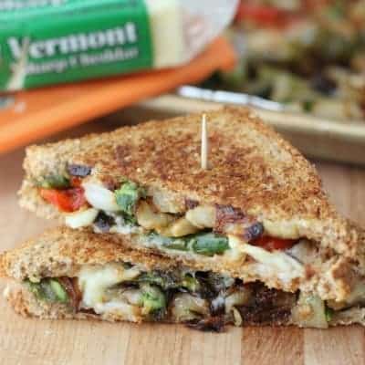 Roasted Veggie Grilled Cheese