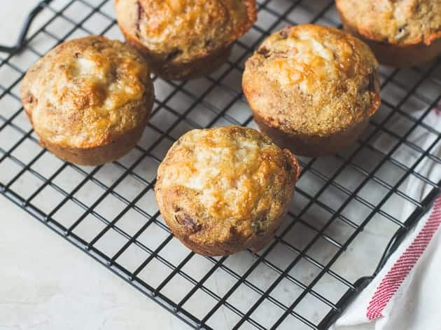 Breakfast Cornbread Muffins with Caramelized Ambrosia Apples