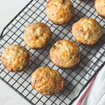 Breakfast Cornbread Muffins with Caramelized Ambrosia Apples