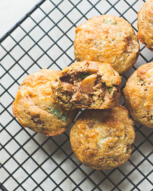 Breakfast Cornbread Muffins with Caramelized Ambrosia Apples MJ and