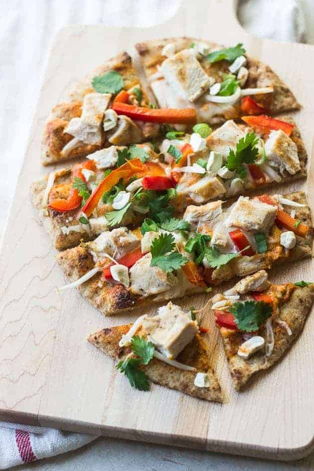 Quick & Easy Thai Curry Naan Pizza