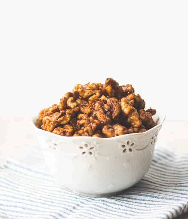 Spicy Korean-Style Roasted Walnuts