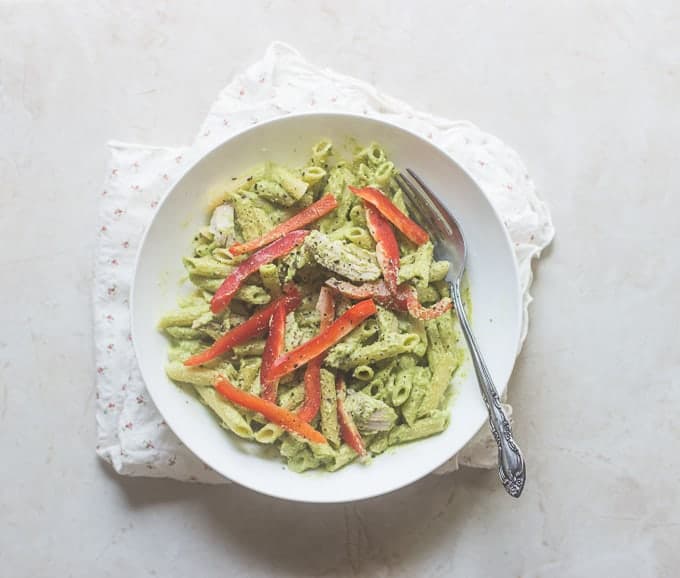 Meal Prep Friday - zucchini basil pesto