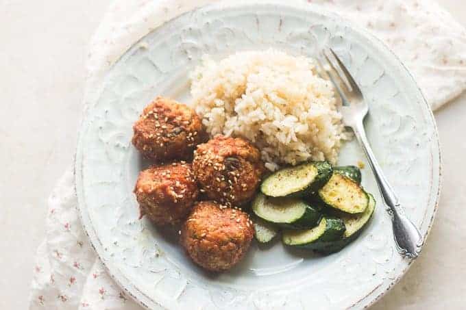 Meal Prep Friday - spicy Asian salmon meatballs