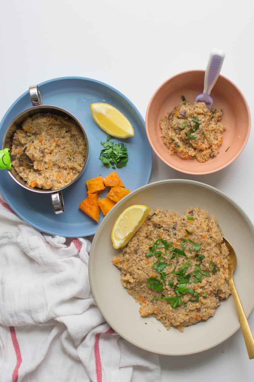 Easy Quinoa Risotto with Mushrooms (No Stir) MJ and Hungryman