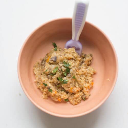 Easy Quinoa Risotto with Mushrooms (No Stir) MJ and Hungryman