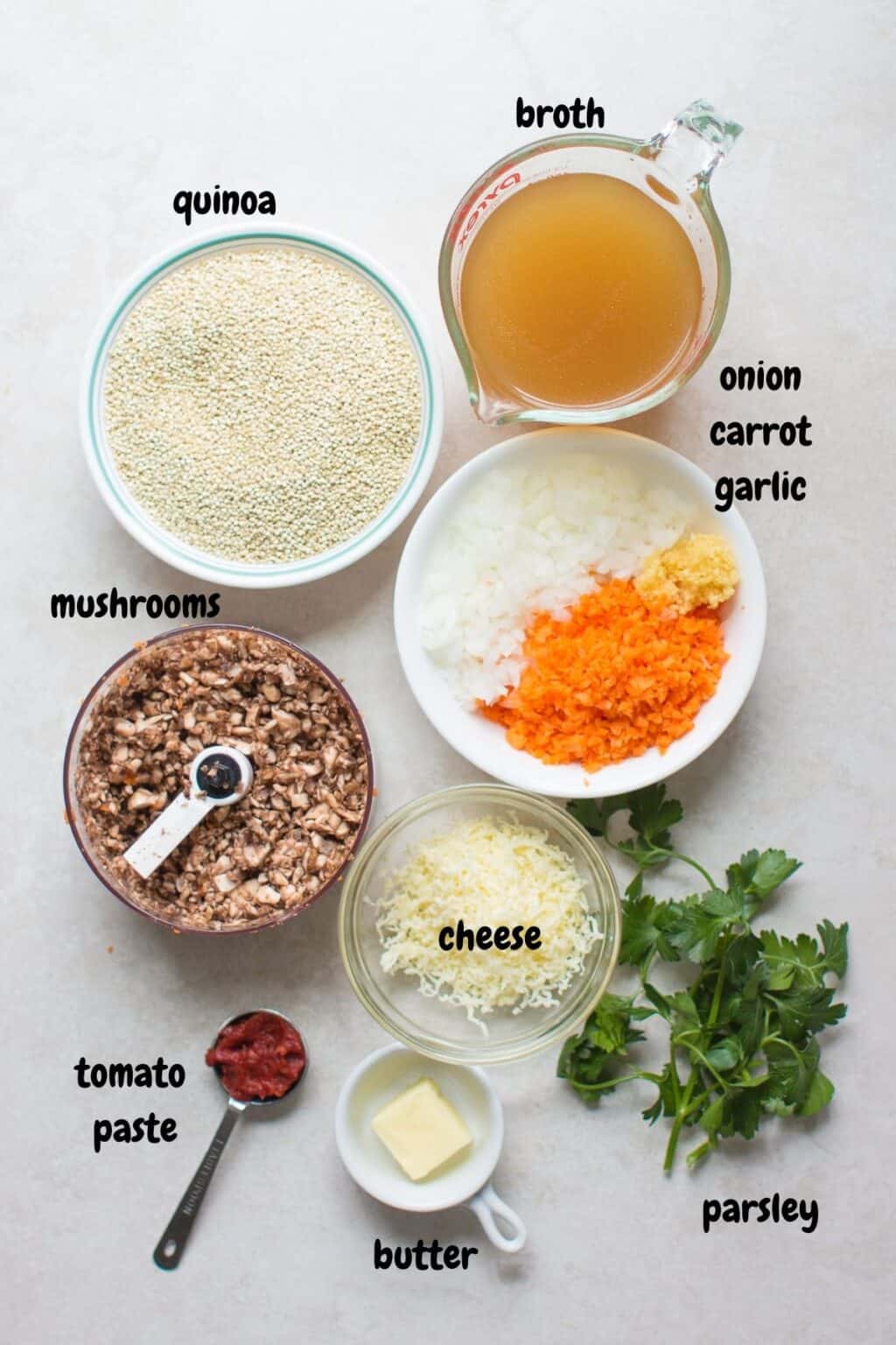 Easy Quinoa Risotto with Mushrooms (No Stir) MJ and Hungryman