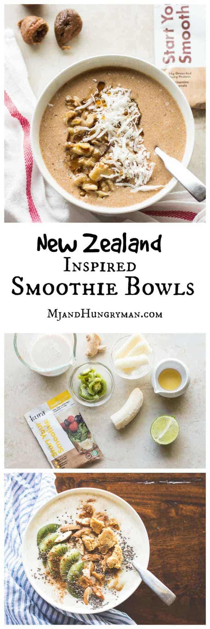 New Zealand Inspired Healthy Smoothie Bowls