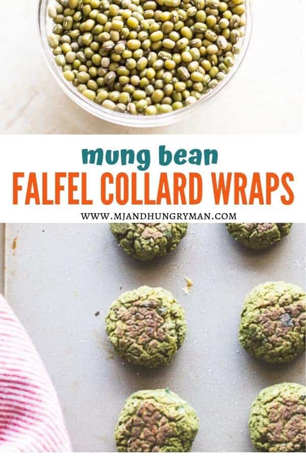 Mung Bean Falafel Collard Wrap