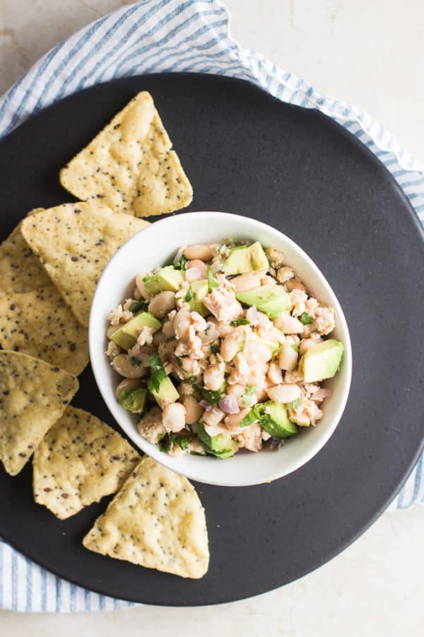 Easy Salmon Bean Salad MJ and Hungryman