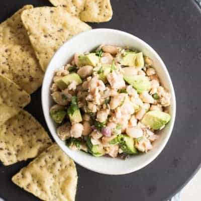 Easy Salmon Bean Salad