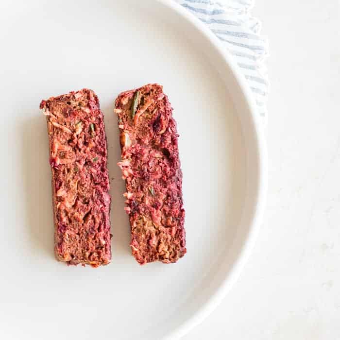 Savory Beet Zucchini Bread-baby led weaning