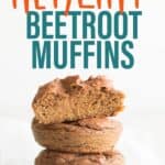 Healthy Beetroot Blender Baby Muffins