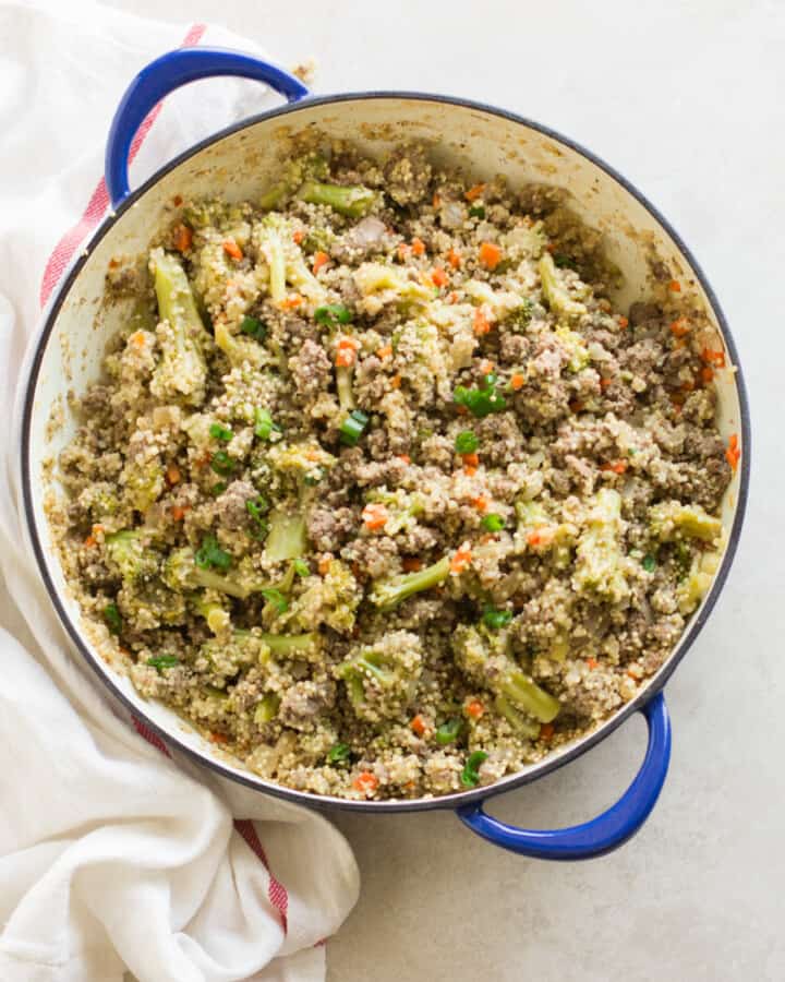 Healthy Korean Ground Beef and Broccoli Quinoa MJ and Hungryman