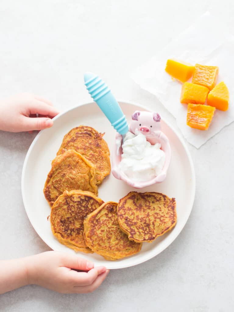 Butternut Squash Pancakes MJ and Hungryman