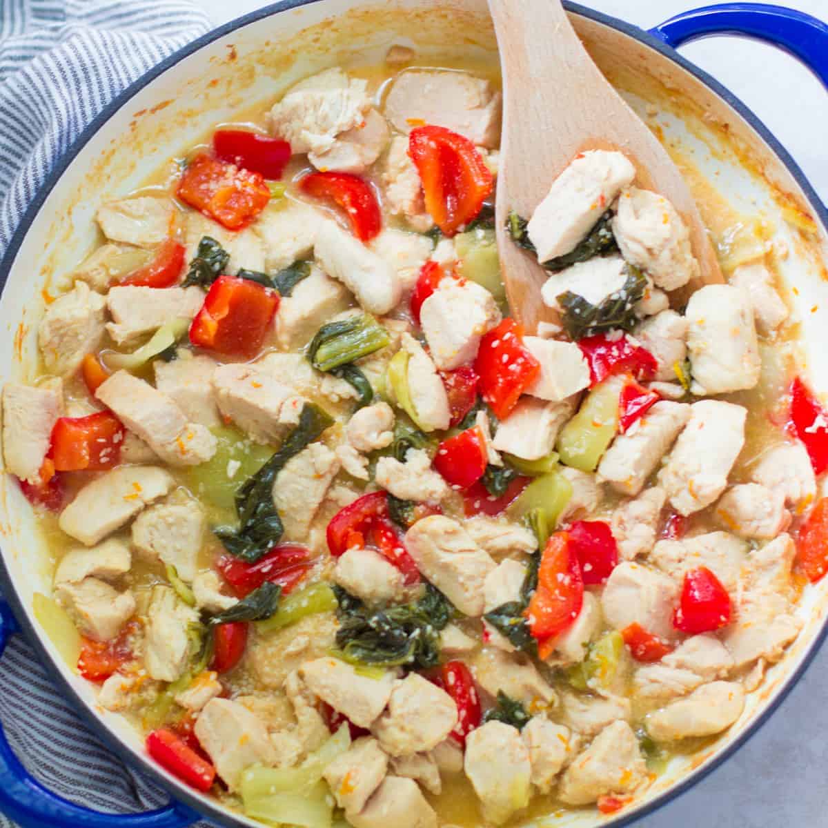 Orange Sesame Chicken with Vegetables