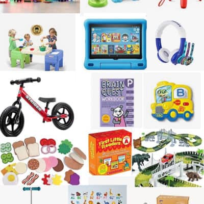 a collage of my favorite toddler products