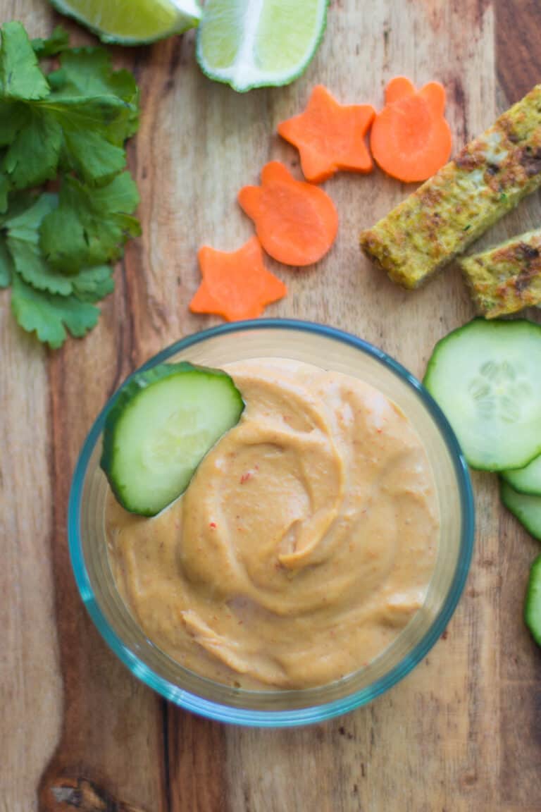 Easy 3 Ingredient Thai Peanut Coconut Sauce MJ and Hungryman