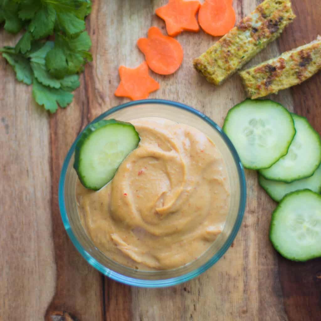 Easy 3 Ingredient Thai Peanut Coconut Sauce MJ and Hungryman