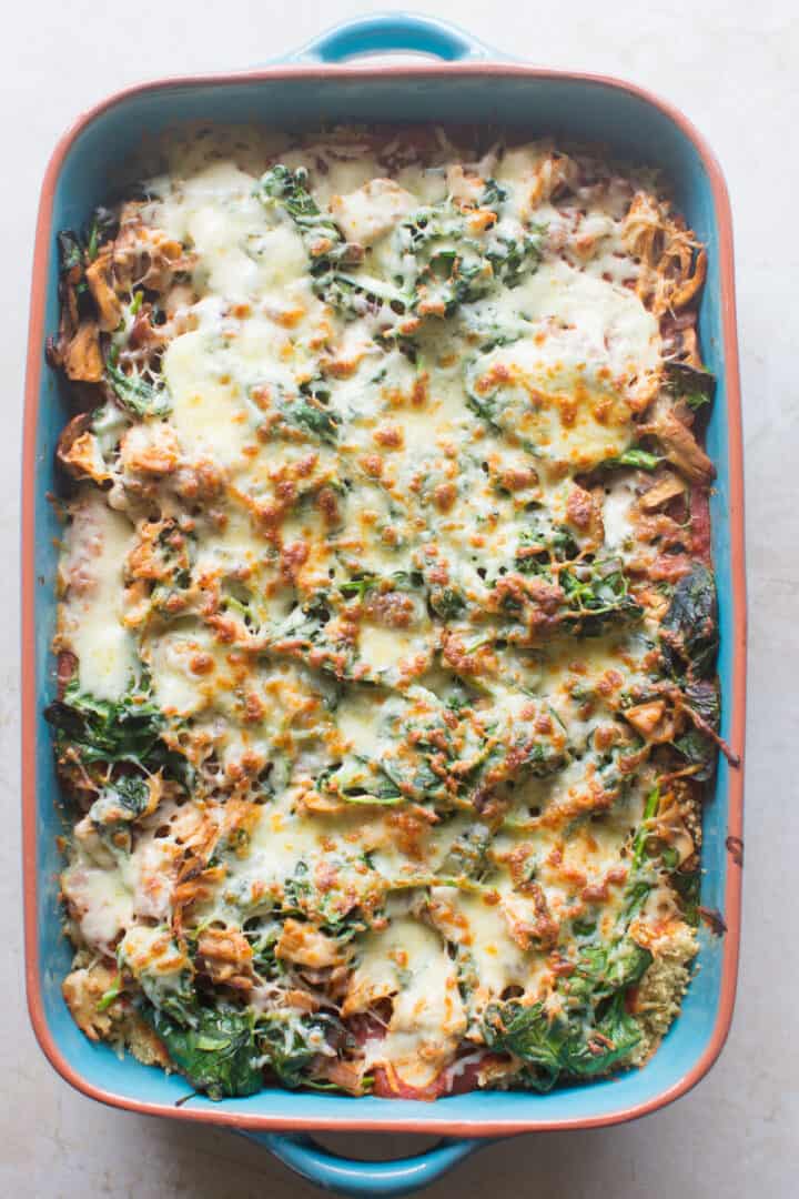 Pizza Casserole with Couscous MJ and Hungryman