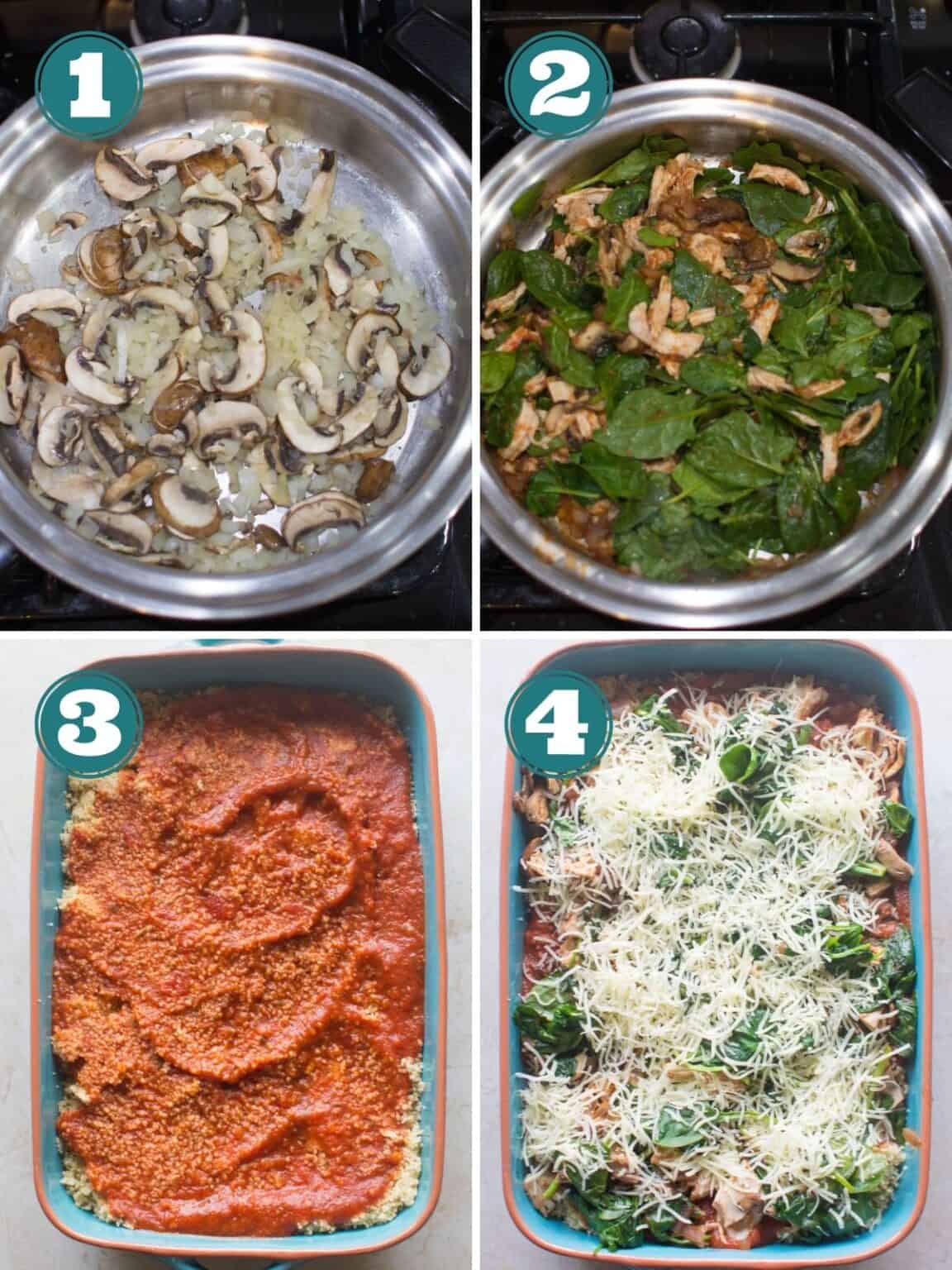 Pizza Casserole with Couscous MJ and Hungryman