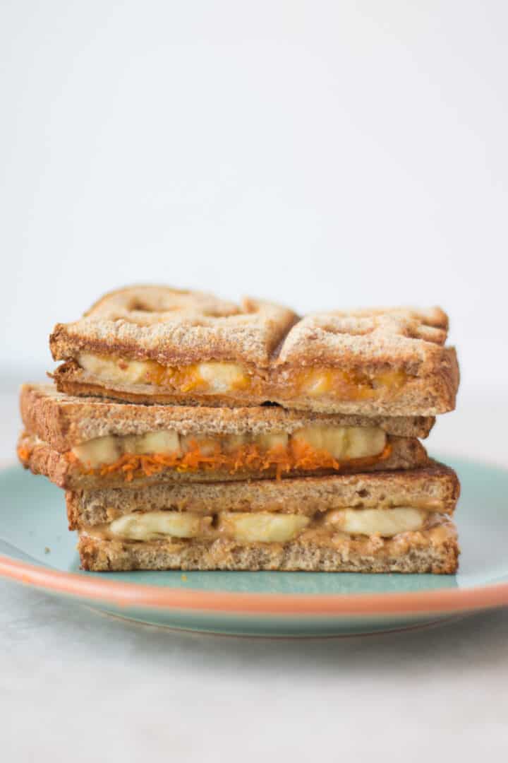 Banana Peanut Butter Sandwich (3 Ways) MJ and Hungryman