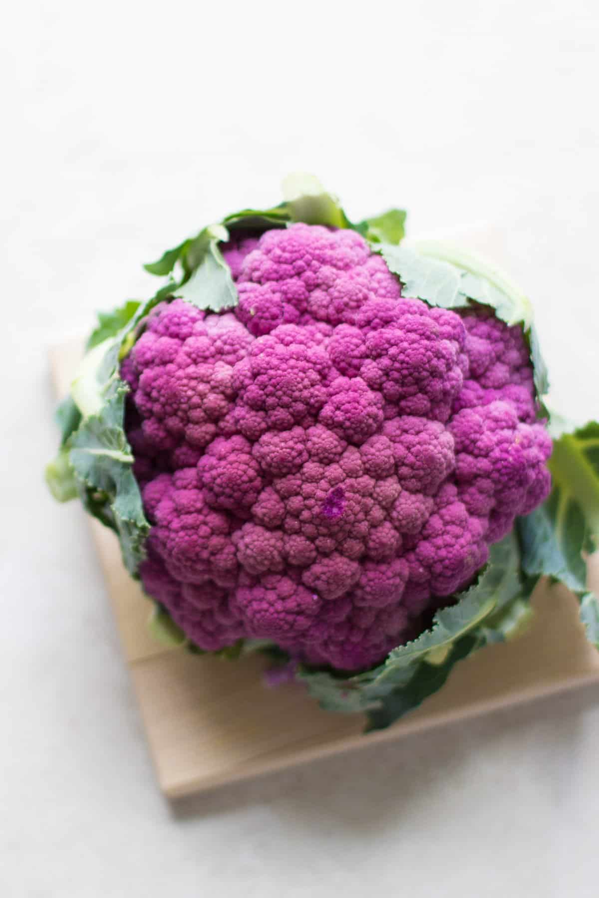 Purple cauliflower.