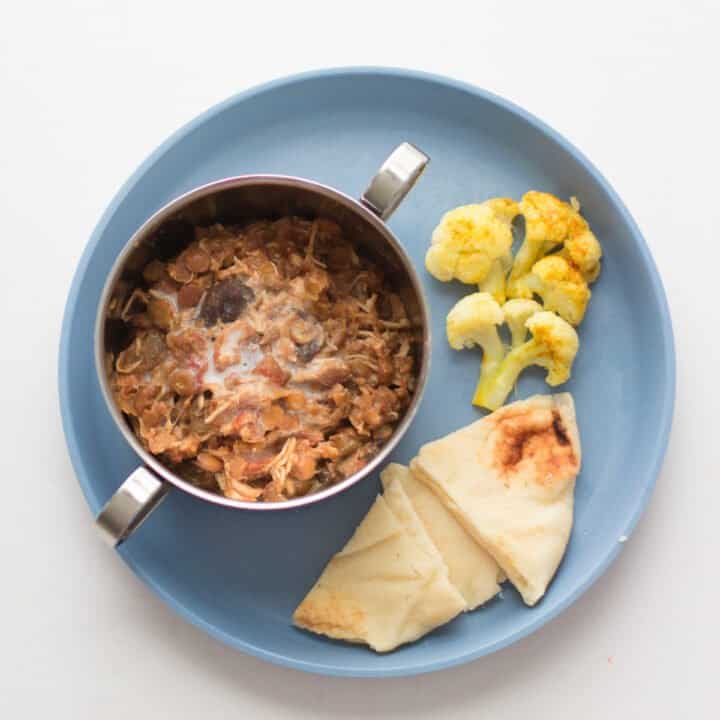 Slow Cooker Thai Chicken Lentil Curry MJ and Hungryman