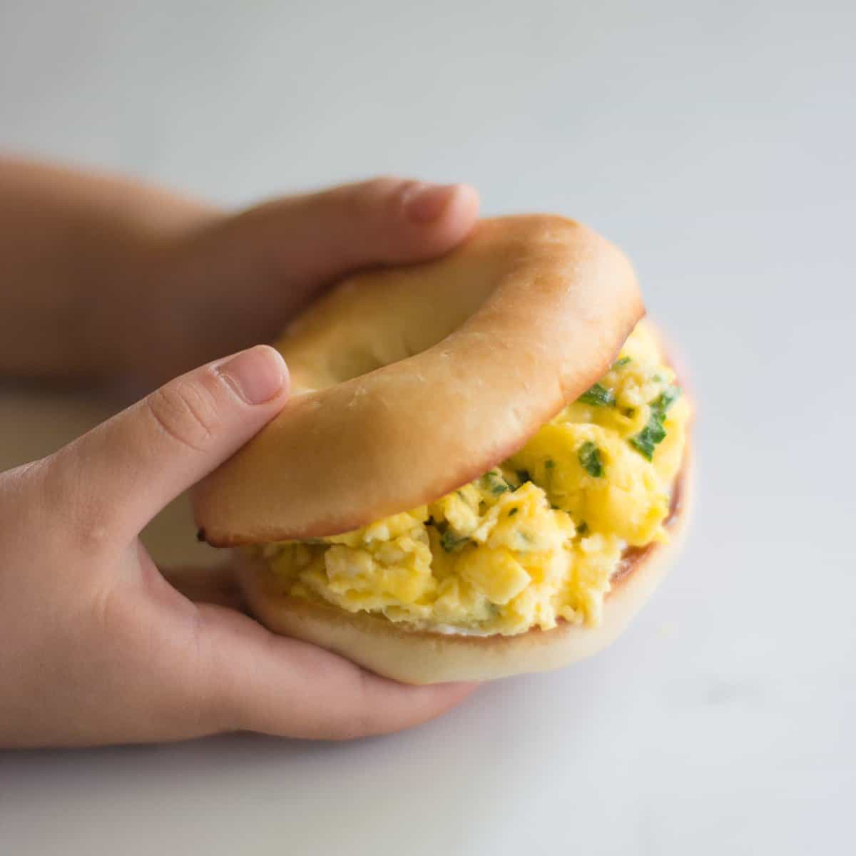Bagel Breakfast Sandwiches Recipe - Freezer & Quick Meal