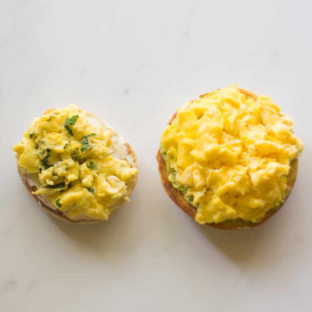 Creamy Scrambled Egg Sandwich MJ and Hungryman