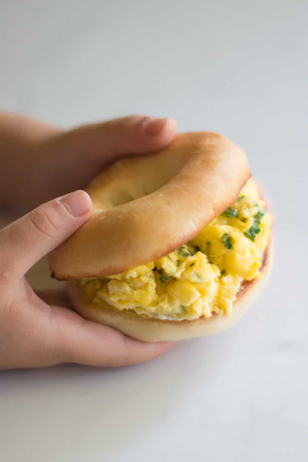 Creamy Scrambled Egg Sandwich MJ and Hungryman