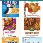 Six healthy kids cereal options.