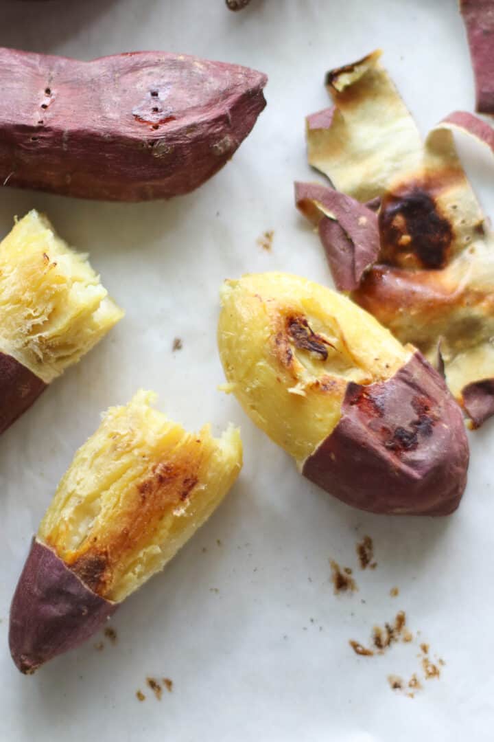 Baked Korean Sweet Potatoes (Goguma) MJ and Hungryman