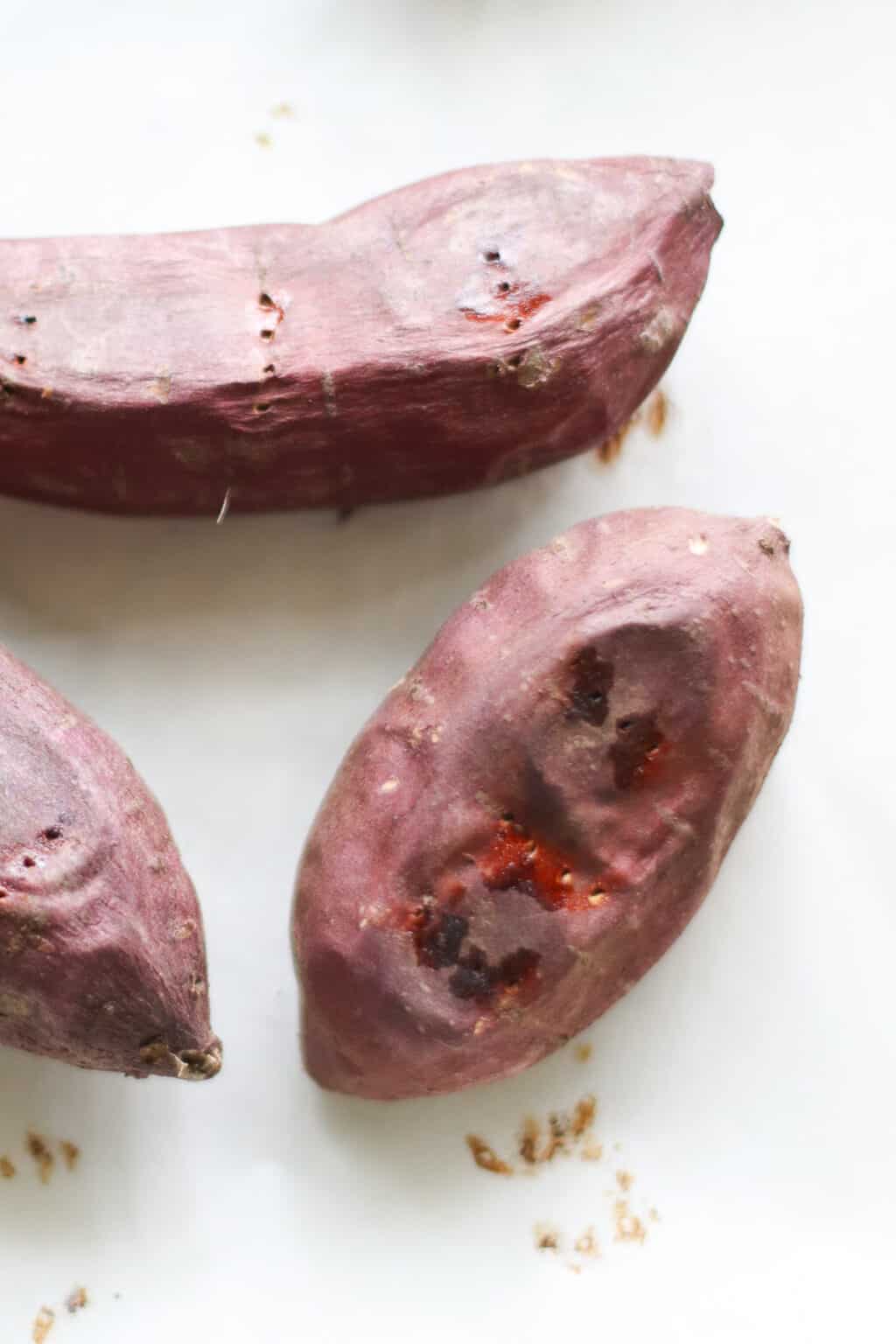 Baked Korean Sweet Potatoes (Goguma) MJ and Hungryman