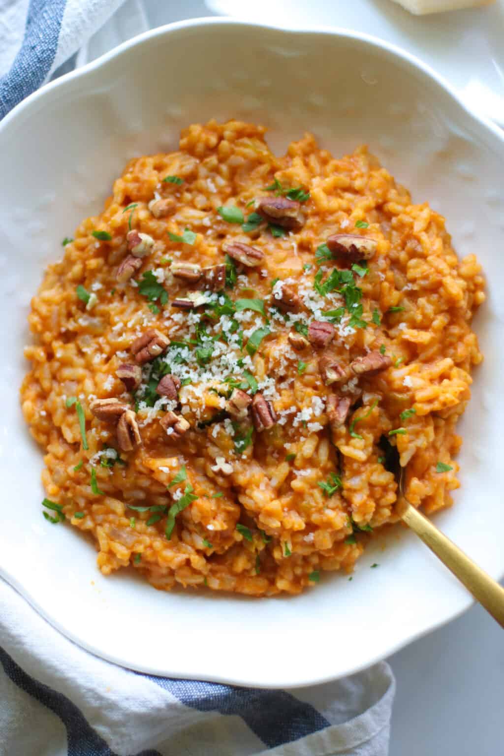 Easy Pumpkin Risotto Recipe MJ and Hungryman