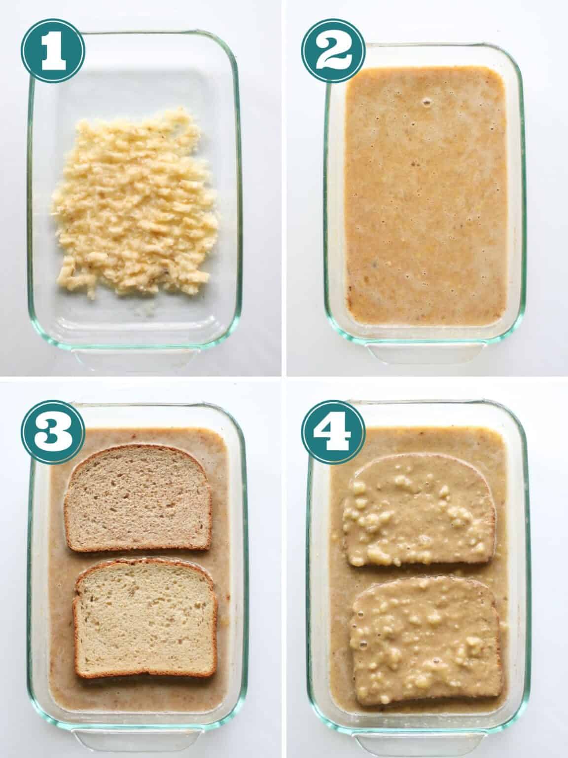 Healthy Banana French Toast MJ and Hungryman