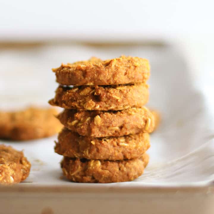 Healthy Pumpkin Cookies (with oatmeal) MJ and Hungryman