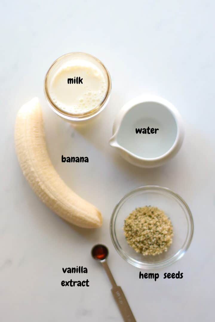 Easy Banana Milk Recipe - MJ and Hungryman