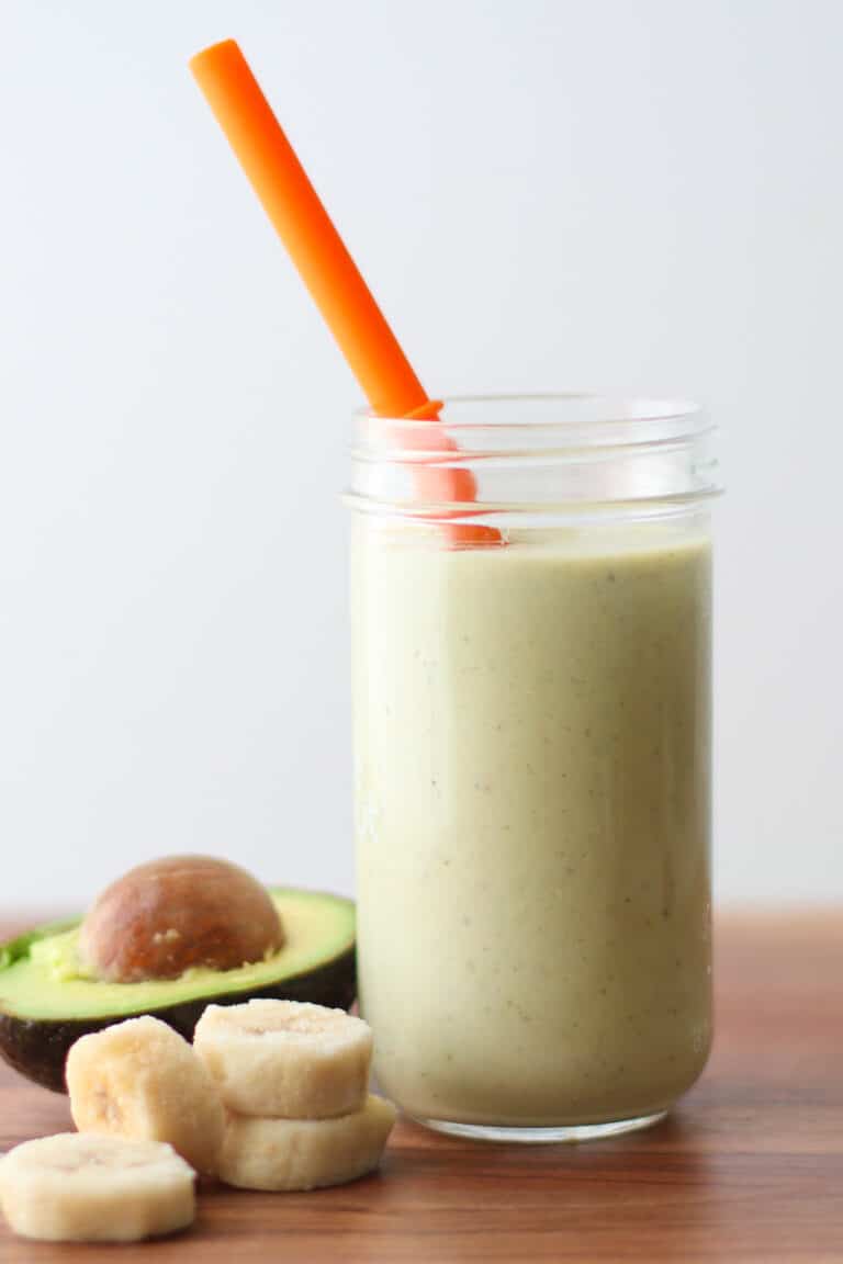 Creamy Avocado Banana Smoothie MJ and Hungryman
