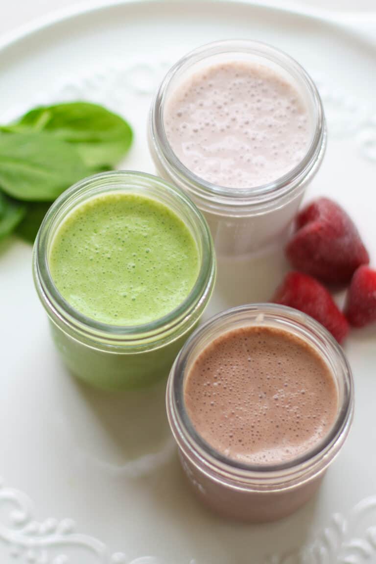 Creamy Greek Yogurt Smoothie (6 ways) MJ and Hungryman