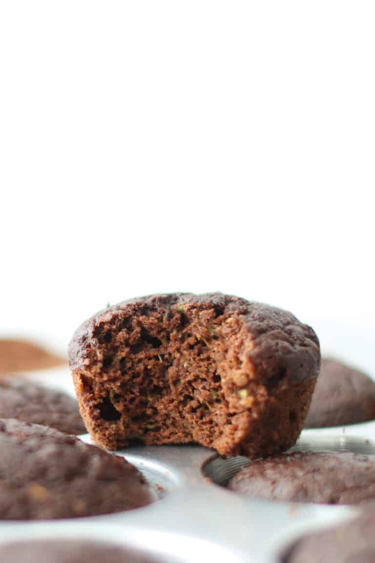Healthy Chocolate Zucchini Muffins MJ and Hungryman