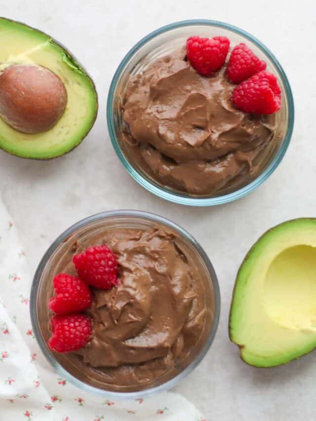 Healthy Chocolate Avocado Pudding MJ and Hungryman