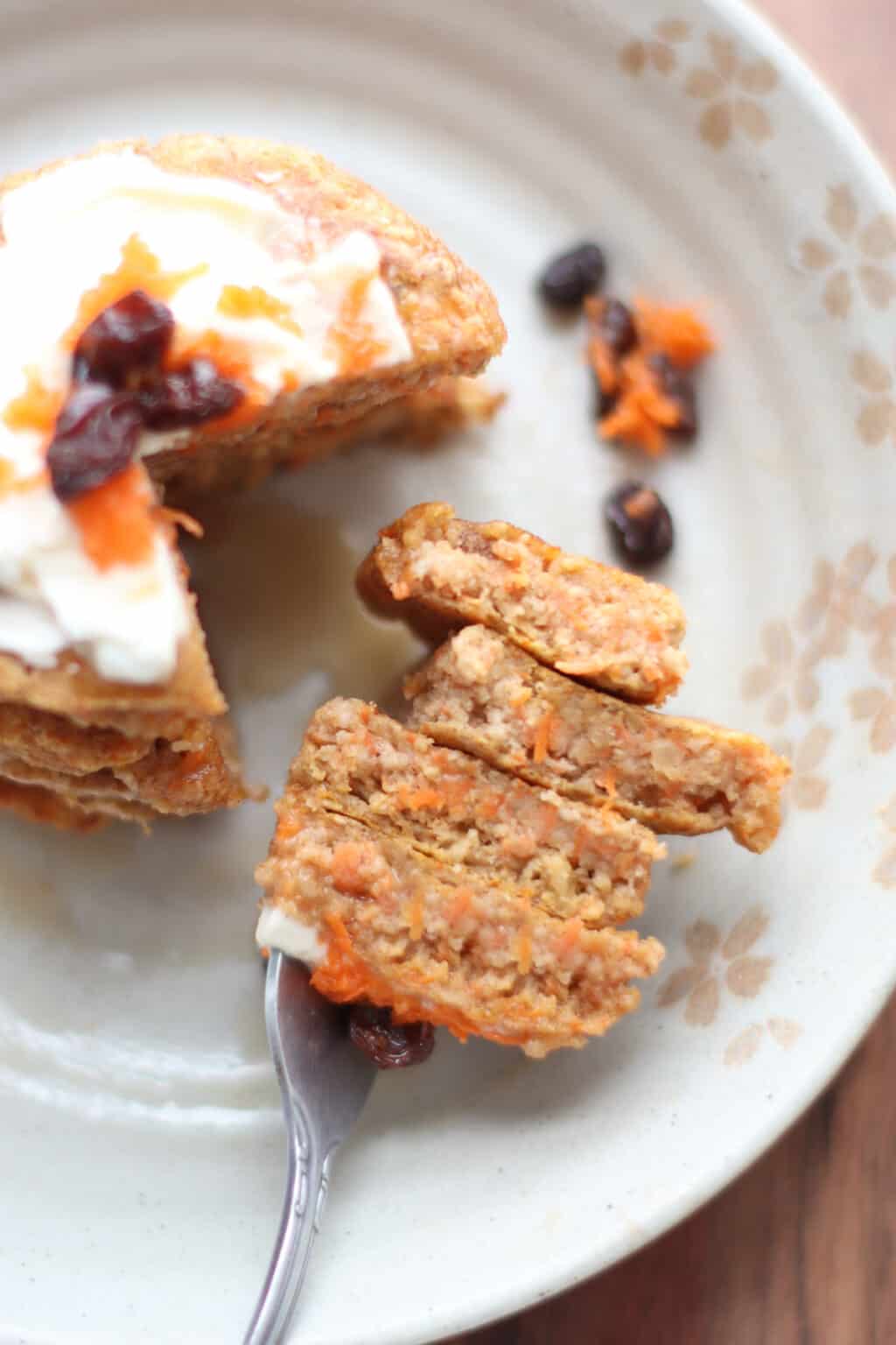 Easy Carrot Pancakes MJ and Hungryman