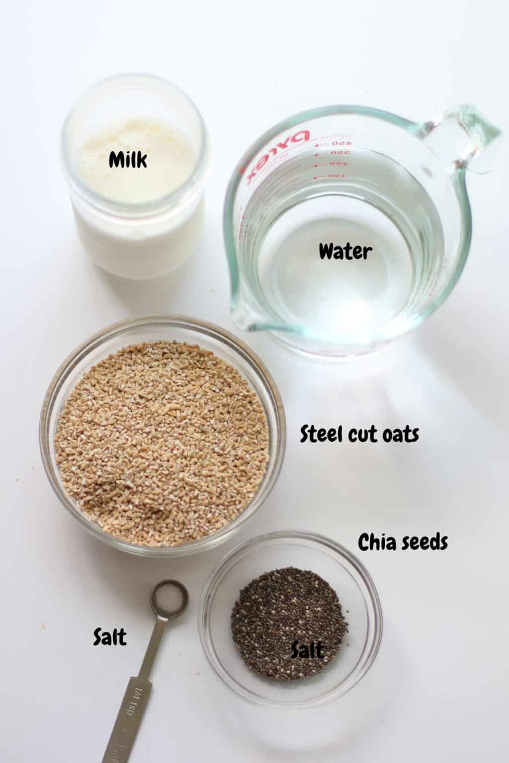 Overnight Steel Cut Oats MJ and Hungryman